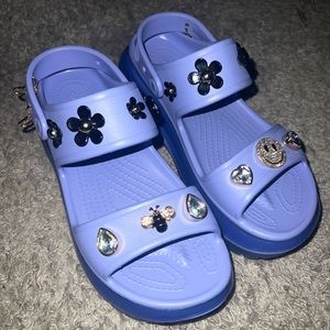 Crocs Mega Crush Platform in Moon Juice (purple / blue)